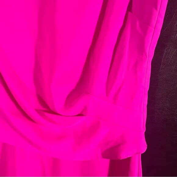 Donna Morgan Fuchsia Pink Dress Size 10P - Picture 5 of 7